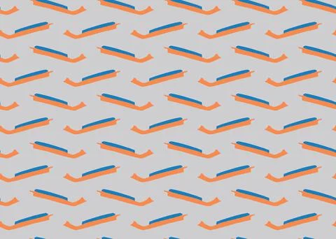 Vector texture background, seamless pattern. Hand drawn, grey, blue, orange c Illustrazione stock