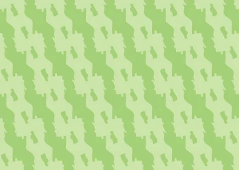 Vector texture background, seamless pattern. Hand drawn, green colors. Illustrazione stock