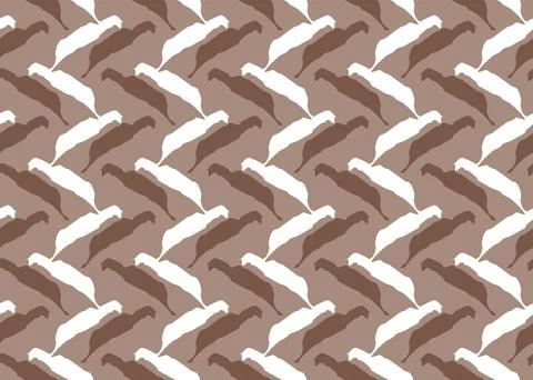 Vector texture background, seamless pattern. Hand drawn, brown, white colors. Stock Illustration