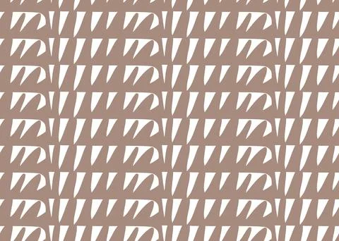 Vector texture background, seamless pattern. Hand drawn, brown, white colors. Stock Illustration
