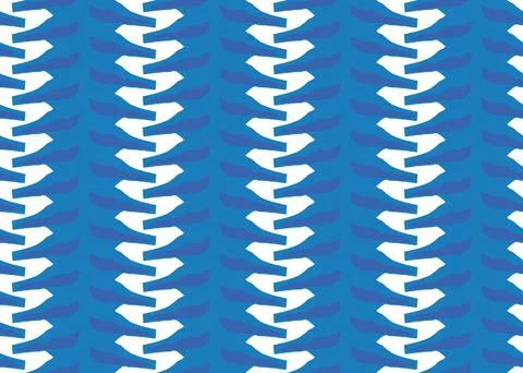 Vector texture background, seamless pattern. Hand drawn, blue, white colors. Stock Illustration