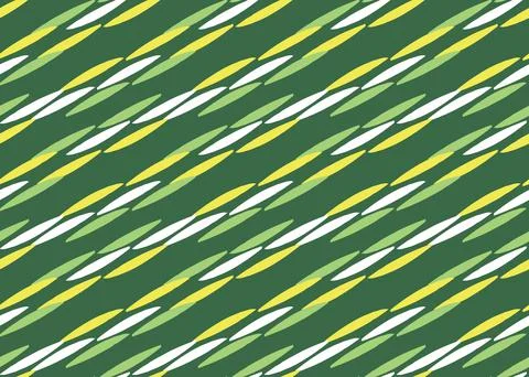 Vector texture background, seamless pattern. Hand drawn, green, yellow, white Stock Illustration