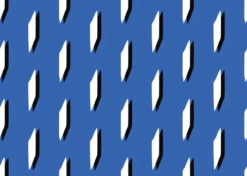 Vector texture background, seamless pattern. Hand drawn, blue, black, white c Stock Illustration