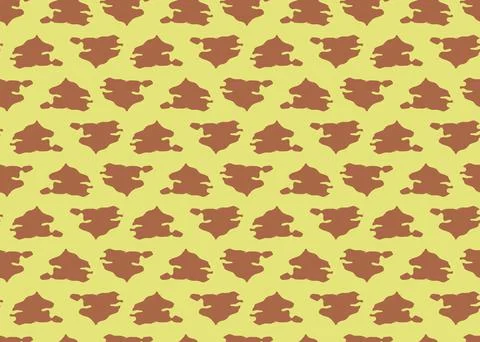 Vector texture background, seamless pattern. Hand drawn, yellow, brown colors Illustrazione stock