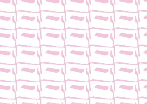 Vector texture background, seamless pattern. Hand drawn, pink, white colors. Illustrazione stock