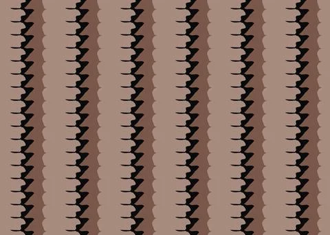 Vector texture background, seamless pattern. Hand drawn, brown, black colors. Stock Illustration