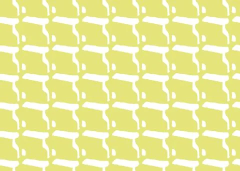 Vector texture background, seamless pattern. Hand drawn, yellow, white colors Illustrazione stock