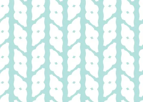 Vector texture background, seamless pattern. Hand drawn, green, white colors. Stock Illustration