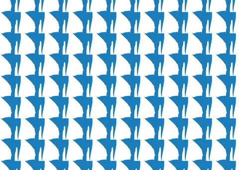 Vector texture background, seamless pattern. Hand drawn, blue, white colors. Stock Illustration
