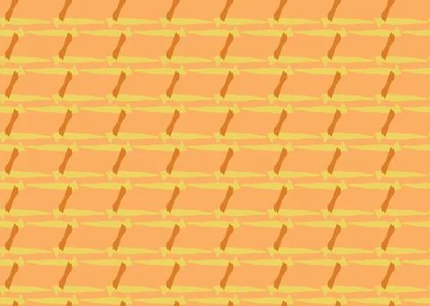 Vector texture background, seamless pattern. Hand drawn, orange, yellow color Illustrazione stock