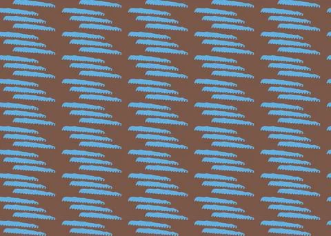 Vector texture background, seamless pattern. Hand drawn, brown, blue colors. Stock Illustration