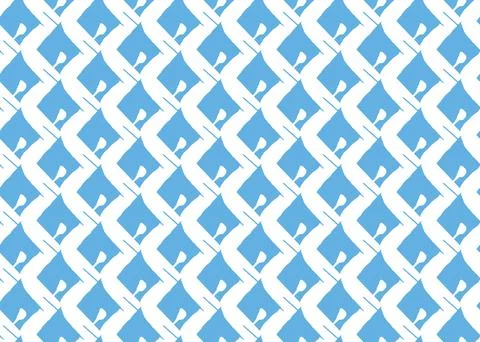 Vector texture background, seamless pattern. Hand drawn, blue, white colors. Stock Illustration