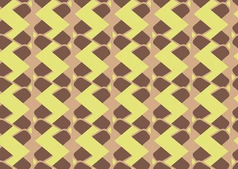 Vector texture background, seamless pattern. Hand drawn, yellow, brown colors Stock Illustration