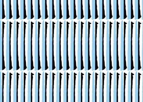 Vector texture background, seamless pattern. Hand drawn, blue, white, black c Stock Illustration