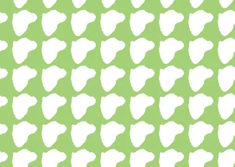 Vector texture background, seamless pattern. Hand drawn, green, white colors. Stock Illustration