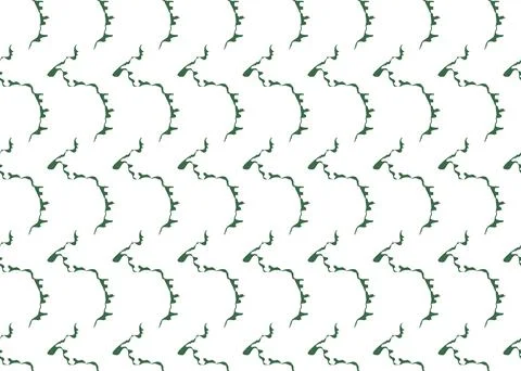 Vector texture background, seamless pattern. Hand drawn, green, white colors. Stock Illustration