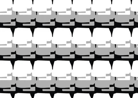 Vector texture background, seamless pattern. Hand drawn, black, grey, white c Stock Illustration