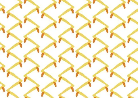 Vector texture background, seamless pattern. Hand drawn, yellow, orange, whit Illustrazione stock