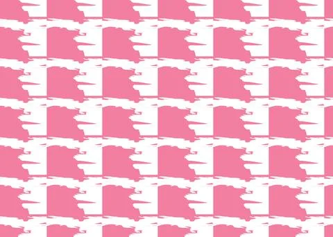 Vector texture background, seamless pattern. Hand drawn, pink, white colors. Stock Illustration
