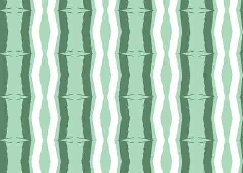 Vector texture background, seamless pattern. Hand drawn, green, white colors. Illustrazione stock