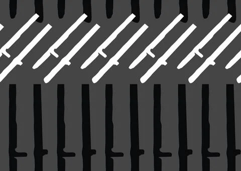 Vector texture background, seamless pattern. Hand drawn, black, grey, white c Stock Illustration