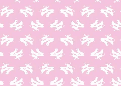 Vector texture background, seamless pattern. Hand drawn, pink, white colors. Stock Illustration