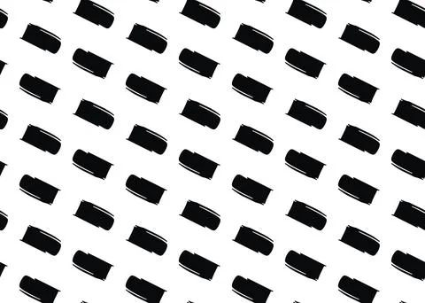 Vector texture background, seamless pattern. Hand drawn, black, white colors. Stock Illustration
