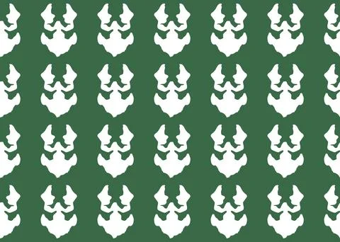 Vector texture background, seamless pattern. Hand drawn, green, white colors. Stock Illustration