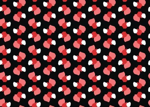 Vector texture background, seamless pattern. Hand drawn, red, black, white co Stock Illustration