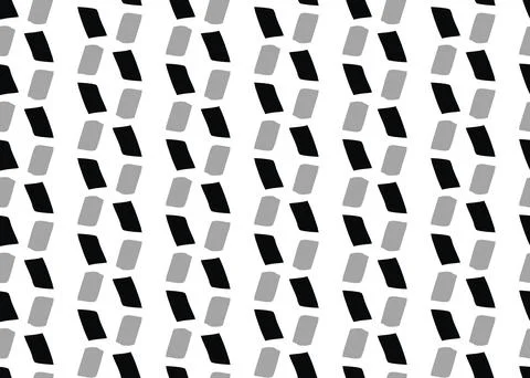 Vector texture background, seamless pattern. Hand drawn, grey, black, white c Stock Illustration