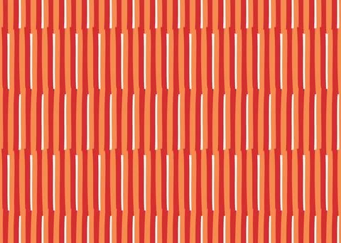 Vector texture background, seamless pattern. Hand drawn, orange, red, white c Stock Illustration