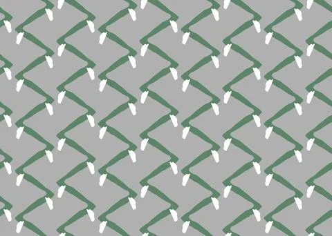Vector texture background, seamless pattern. Hand drawn, grey, green, white c Stock Illustration