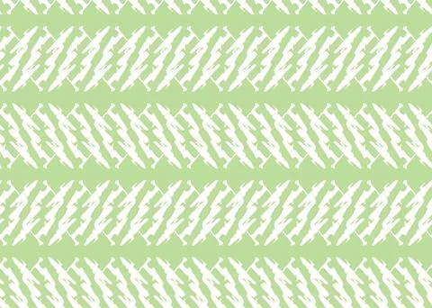 Vector texture background, seamless pattern. Hand drawn, green, white colors. Stock Illustration