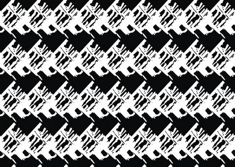 Vector texture background, seamless pattern. Hand drawn, black, white colors. Stock Illustration