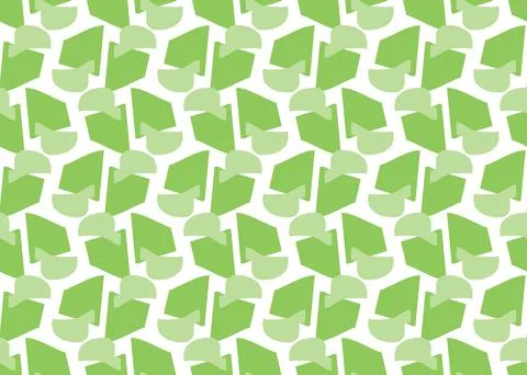 Vector texture background, seamless pattern. Hand drawn, green, white colors. Stock Illustration