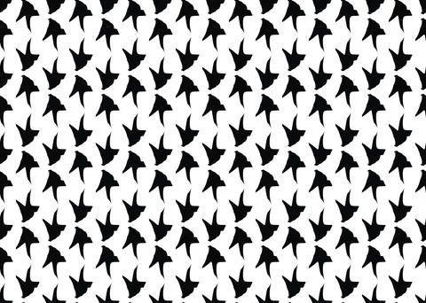 Vector texture background, seamless pattern. Hand drawn, black, white colors. Stock Illustration