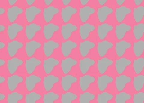 Vector texture background, seamless pattern. Hand drawn, grey, pink colors. Stock Illustration