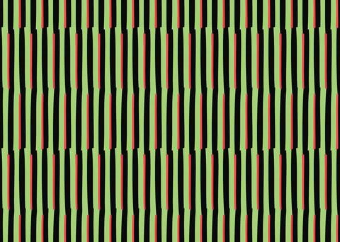 Vector texture background, seamless pattern. Hand drawn, green, red, black co Stock Illustration