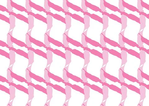 Vector texture background, seamless pattern. Hand drawn, pink, white colors. Stock Illustration