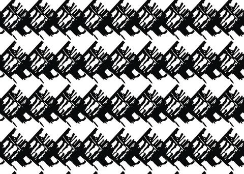 Vector texture background, seamless pattern. Hand drawn, black, white colors. Stock Illustration