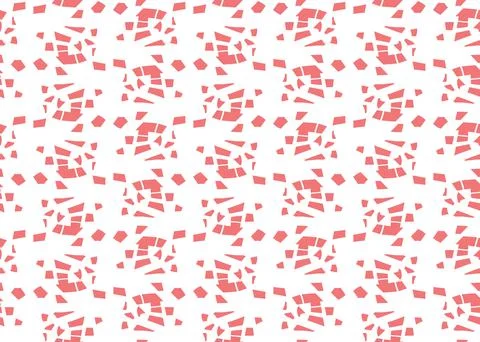Vector texture background, seamless pattern. Hand drawn, red, white colors. Stock Illustration