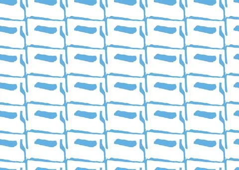 Vector texture background, seamless pattern. Hand drawn, blue, white colors. Stock Illustration