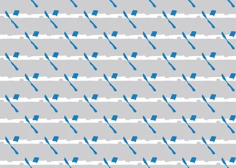 Vector texture background, seamless pattern. Hand drawn, grey, blue, white co Stock Illustration