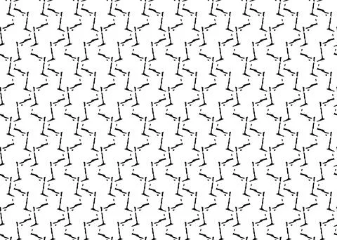 Vector texture background, seamless pattern. Hand drawn, black, white colors. Stock Illustration