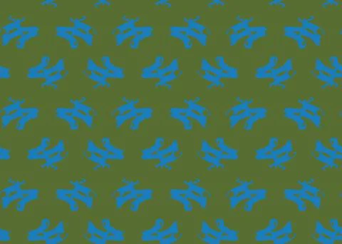 Vector texture background, seamless pattern. Hand drawn, green, blue colors. Stock Illustration