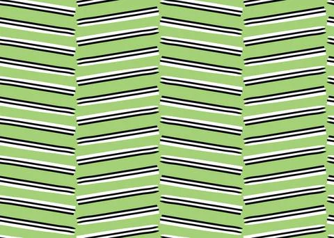 Vector texture background, seamless pattern. Hand drawn, green, white, black  Illustrazione stock