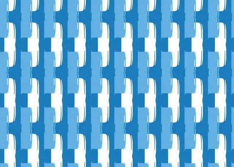 Vector texture background, seamless pattern. Hand drawn, blue, white colors. Stock Illustration