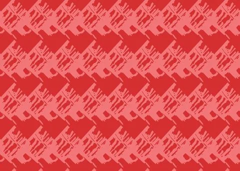 Vector texture background, seamless pattern. Hand drawn, red colors. Stock Illustration