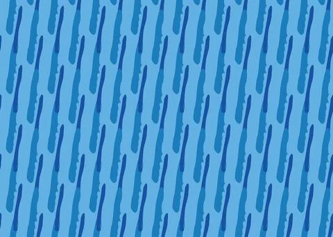 Vector texture background, seamless pattern. Hand drawn, blue colors. Illustrazione stock