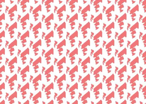 Vector texture background, seamless pattern. Hand drawn, red, white colors. Stock Illustration